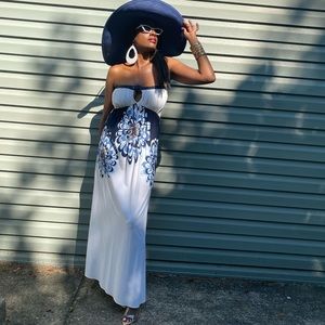 Strapless Maxi Dress